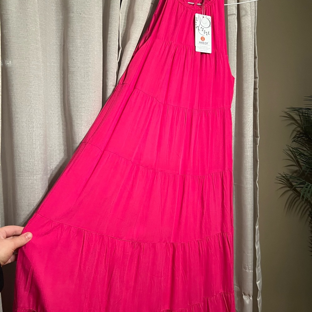 Others Follow Fuchsia Maxi Dress